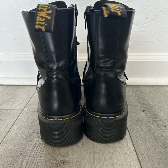 Dr. Martens Black Leather Lace-Up Boots - Picture 5 of 6